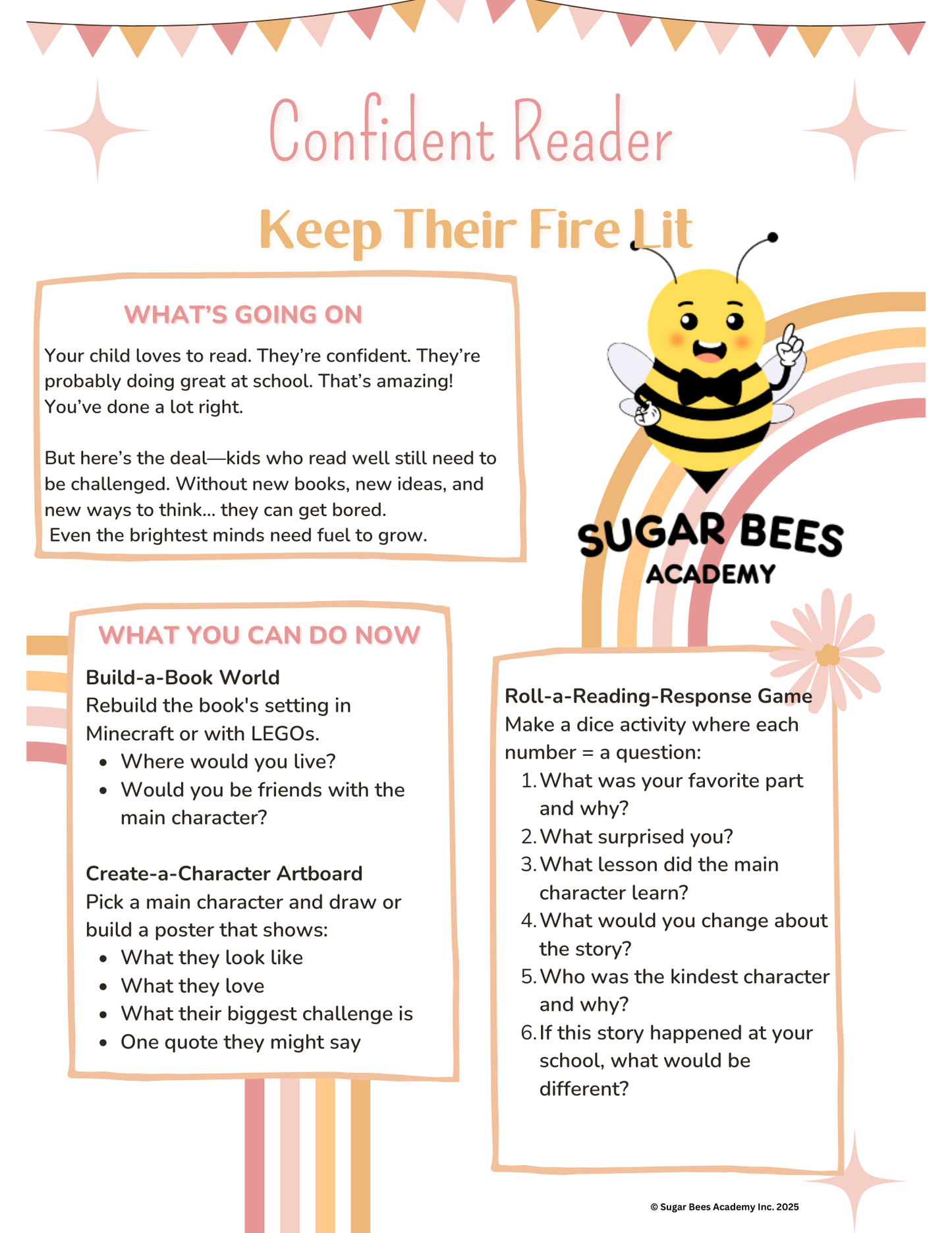 Sugar Bees Reading Kit Master Bundle